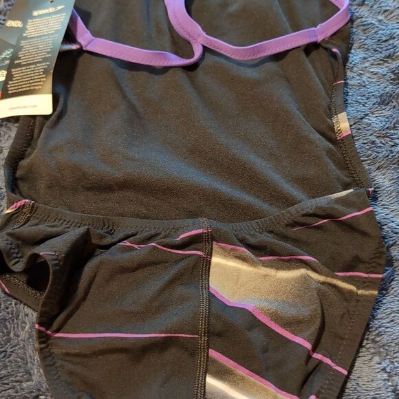 NWT Speedo Racing Swimsuit Girls Size 28 - Picture 7 of 11